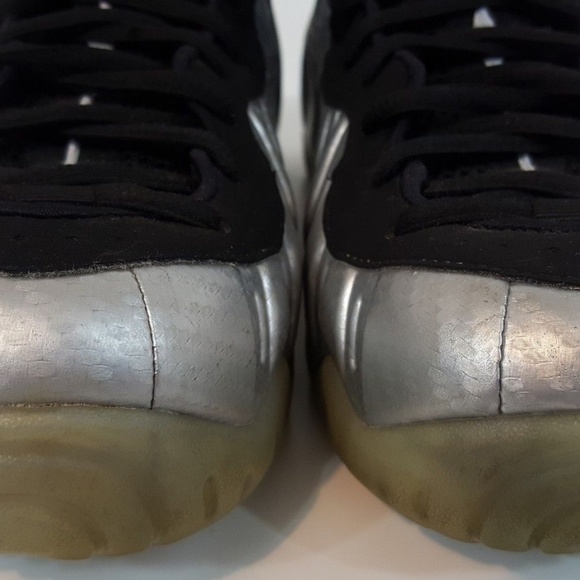Nike Air Foamposite One Metallic Silver Men Sz 10 - Picture 4 of 8